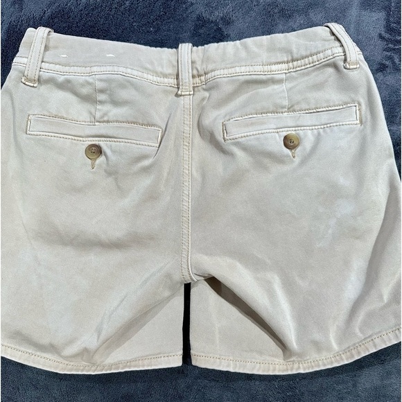 American Eagle Tan Cotton Super Stretch Shorts - Picture 2 of 5